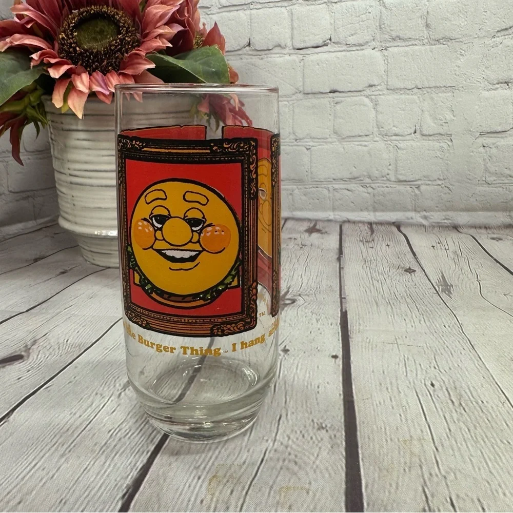 Vintage 1979 burger king tumbler  Smiley Face whopper retro collector' series